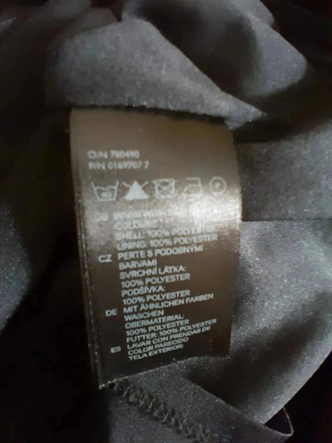 Vestido color negro, talla 38, Marca H&M – photo 8
